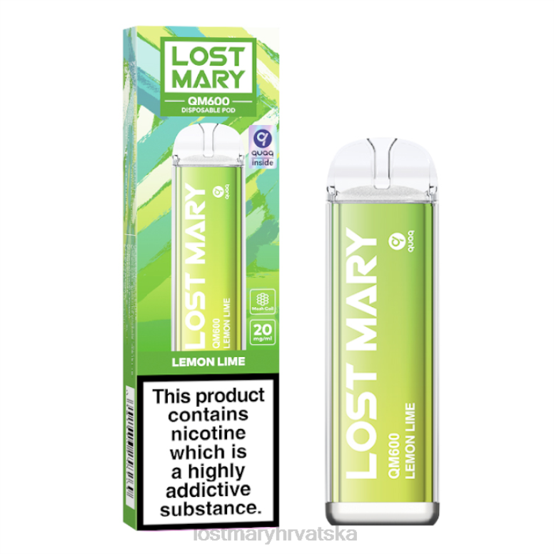 izgubljeni mary qm600 jednokratni vape 0HB6R168 limun limeta | LOST MARY Online