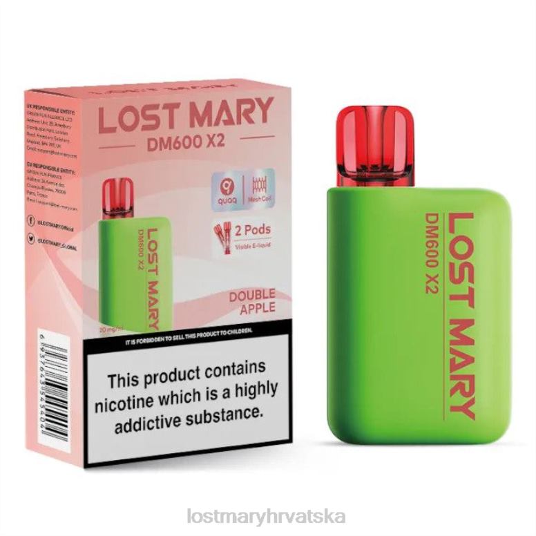 lost mary dm600 x2 jednokratni vape 0HB6R191 dupla jabuka | LOST MARY Vape