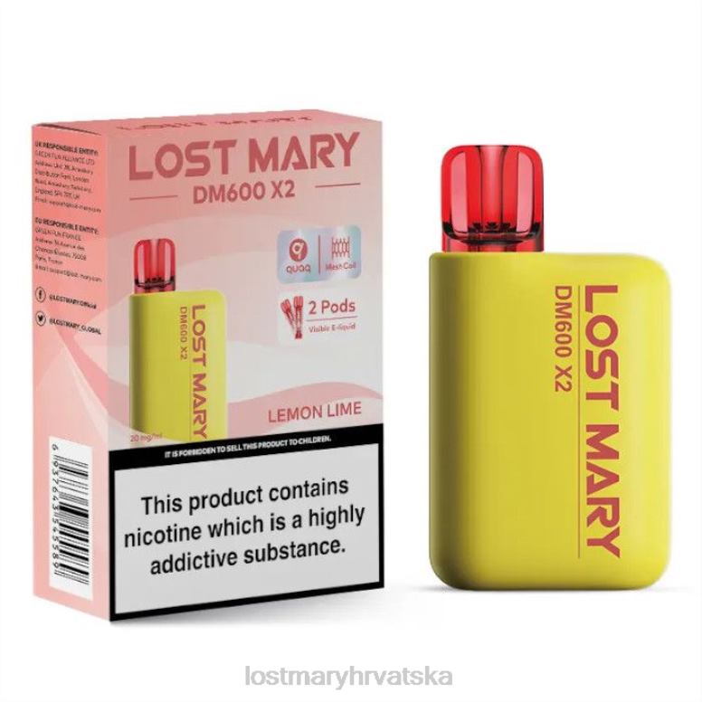 lost mary dm600 x2 jednokratni vape 0HB6R194 limun limeta | LOST MARY Vape Okusi