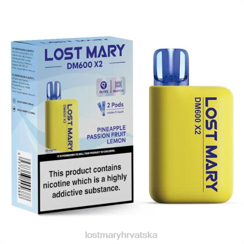 lost mary dm600 x2 jednokratni vape 0HB6R197 ananas marakuje limun | LOST MARY Vape Sale