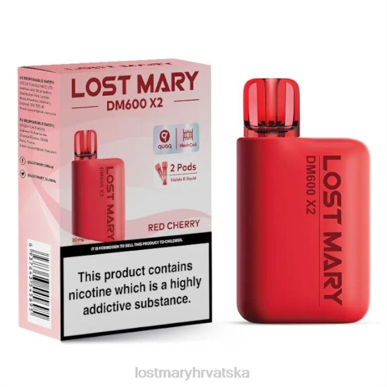 lost mary dm600 x2 jednokratni vape 0HB6R198 crvena trešnja | LOST MARY Online