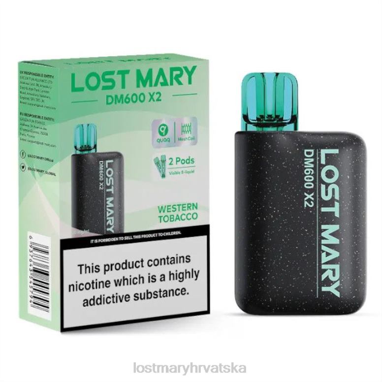 lost mary dm600 x2 jednokratni vape 0HB6R201 western tobacco | LOST MARY Vape