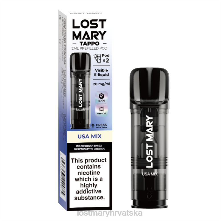 lost mary tappo unaprijed napunjene mahune - 20 mg - 2 kom 0HB6R184 američka mješavina | LOST MARY Vape Okusi